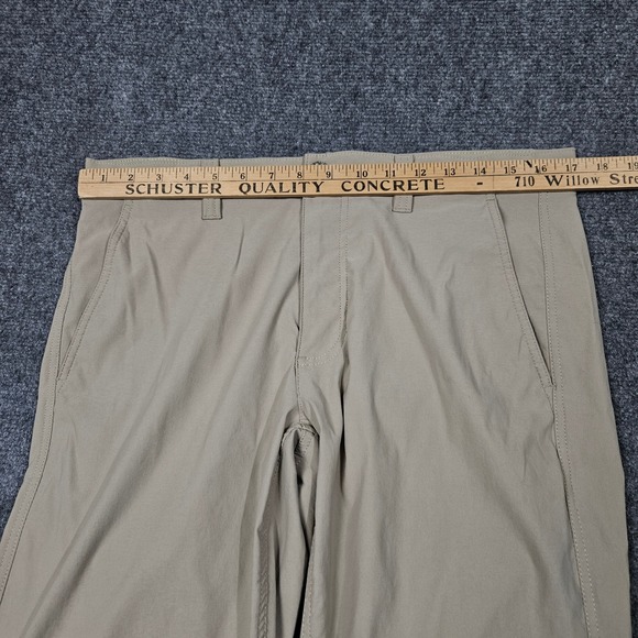 Eddie Bauer Nylon Pants 33x30 Khaki Performance Stretch Outdoor - Picture 5 of 7